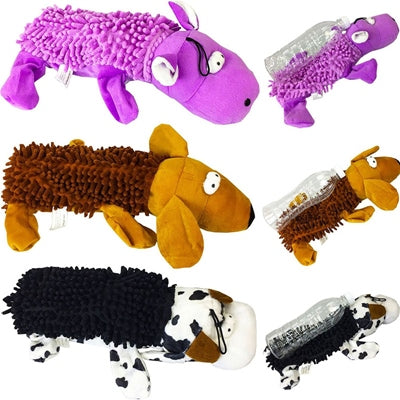 CRACKLING BOTTLE DOG TOY